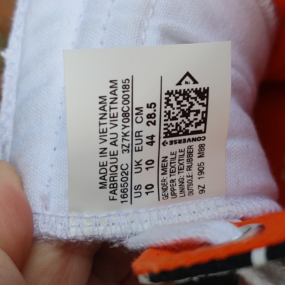 Converse "Not A Chuck" High Top Sneakers Size 10 (1263) - Picture 8 of 8